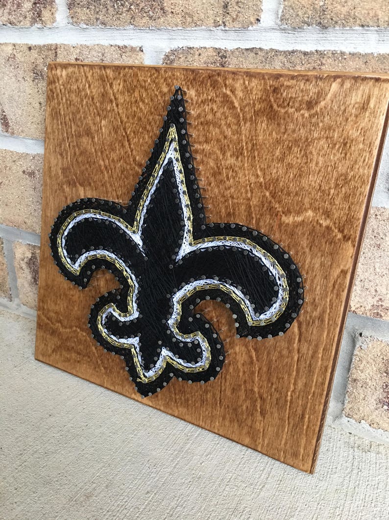 Custom Made to Order NFL New Orlean Saints Logo String Art | Etsy
