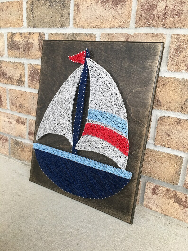 Sailboat String Art - Etsy