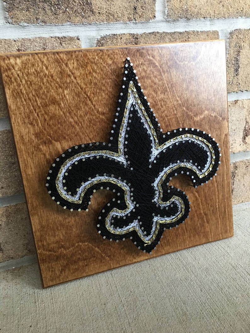 Custom Made to Order NFL New Orlean Saints Logo String Art | Etsy