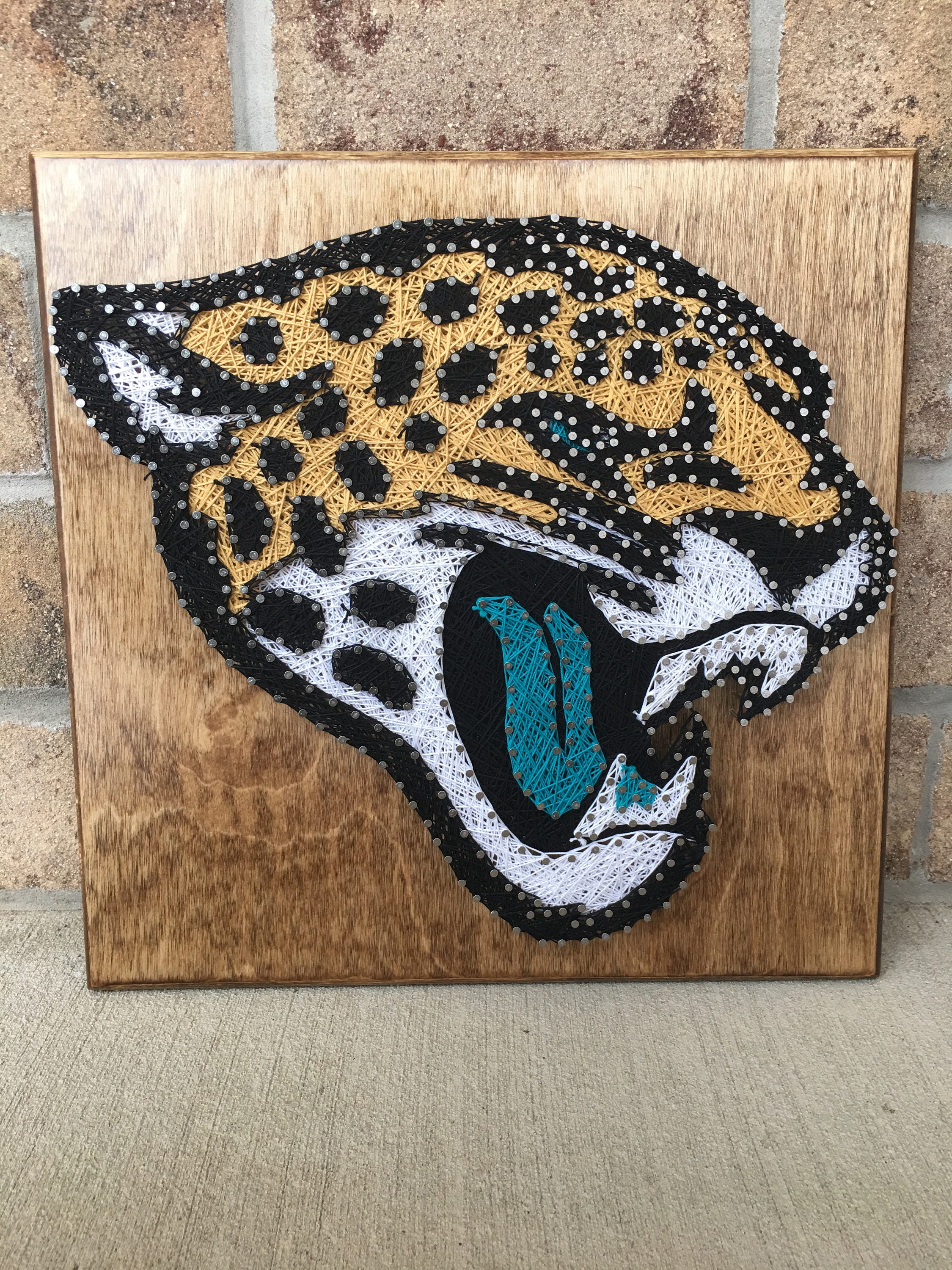 Jacksonville Jaguars String Art Board Etsy