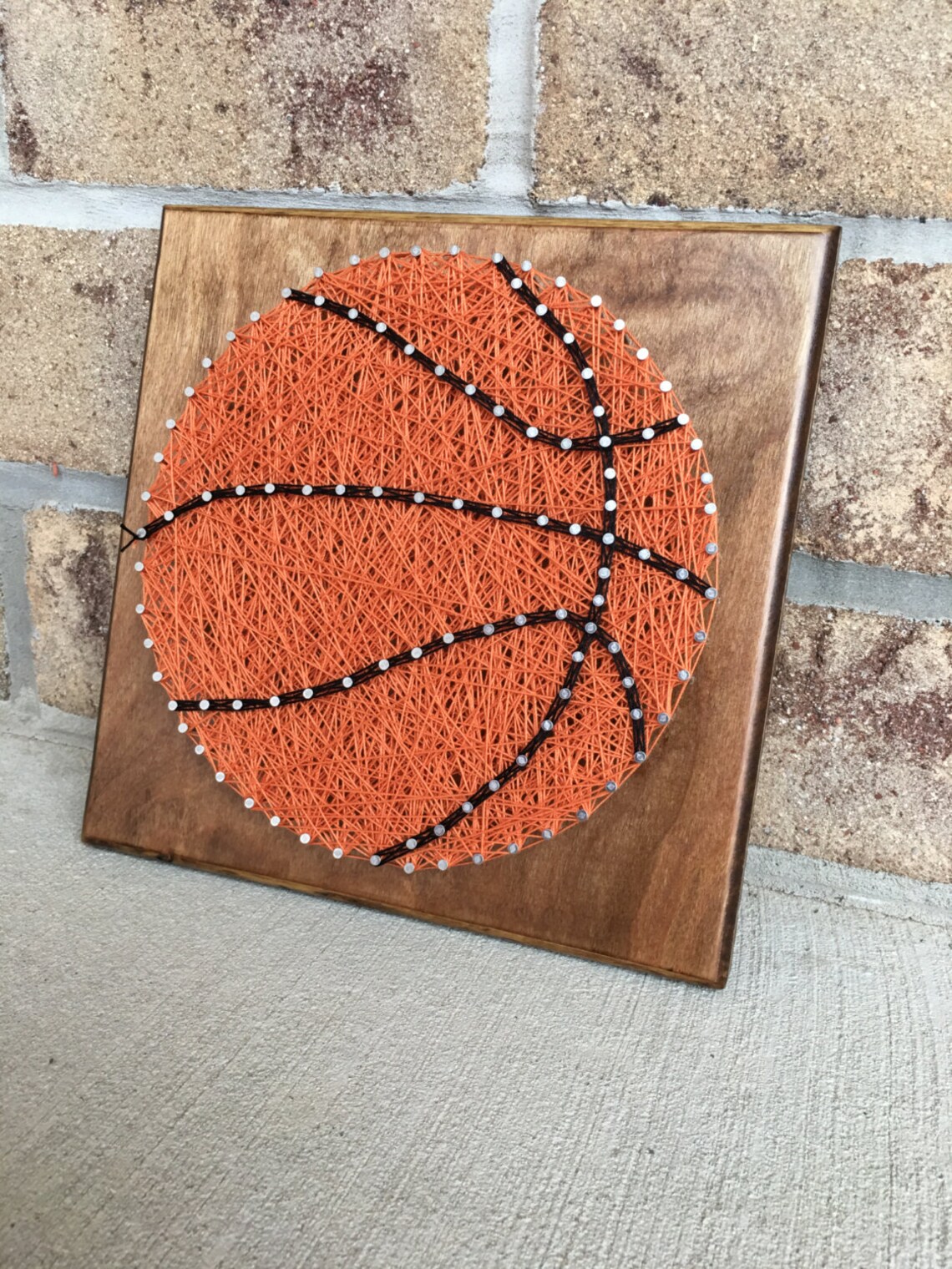 Custom Made to Order Basketball String Art Etsy
