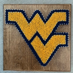 Custom Made to Order West Virginia String Art Board