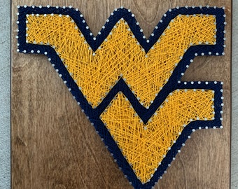 Custom Made to Order West Virginia String Art Board