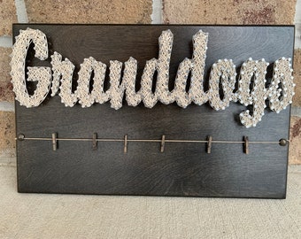 Custom Made to Orders Granddogs String Art Board