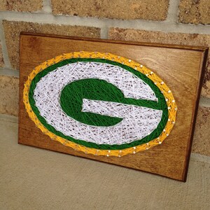 Custom Made to Order Green Bay Packers String Art Bild 2