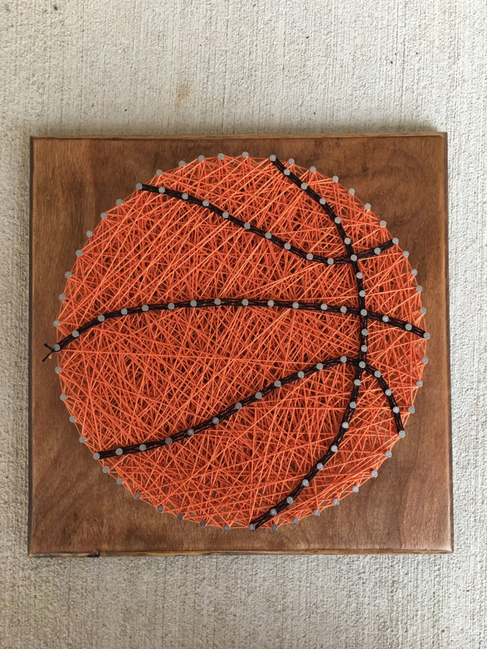 Custom Made to Order Basketball String Art Etsy