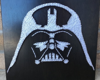 Custom Made to Order Darth Vader String Art Board