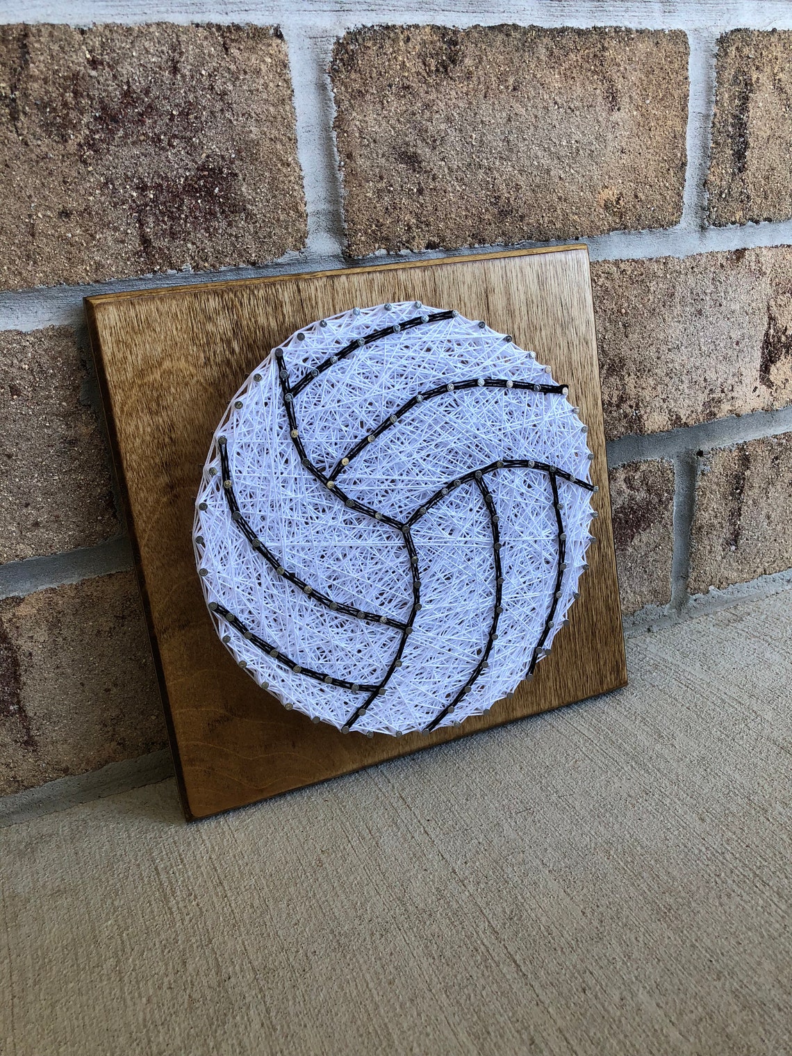 Custom Made to Order Volleyball String Art Board Etsy