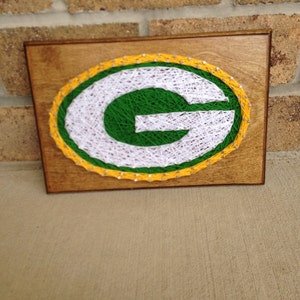 Custom Made to Order Green Bay Packers String Art Bild 1