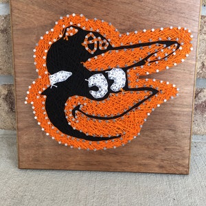 Made to order Baltimore Oriole&#39;s String Art Board Board