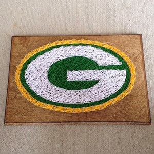 Custom Made to Order Green Bay Packers String Art Bild 4