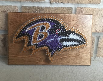 Baltimore Ravens String Art Board