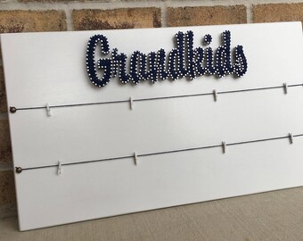 Custom Made to Order Family or Grandkids String Art Board