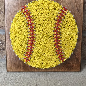 Custom Made to Order Softball String Art