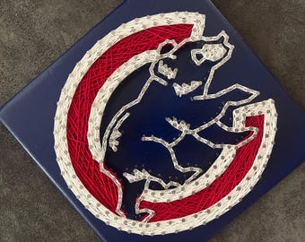 Custom Made to Order MLB Chicago Cubs String Art Board