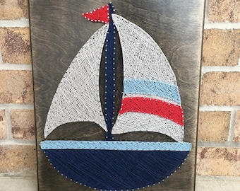 Sailboat String Art
