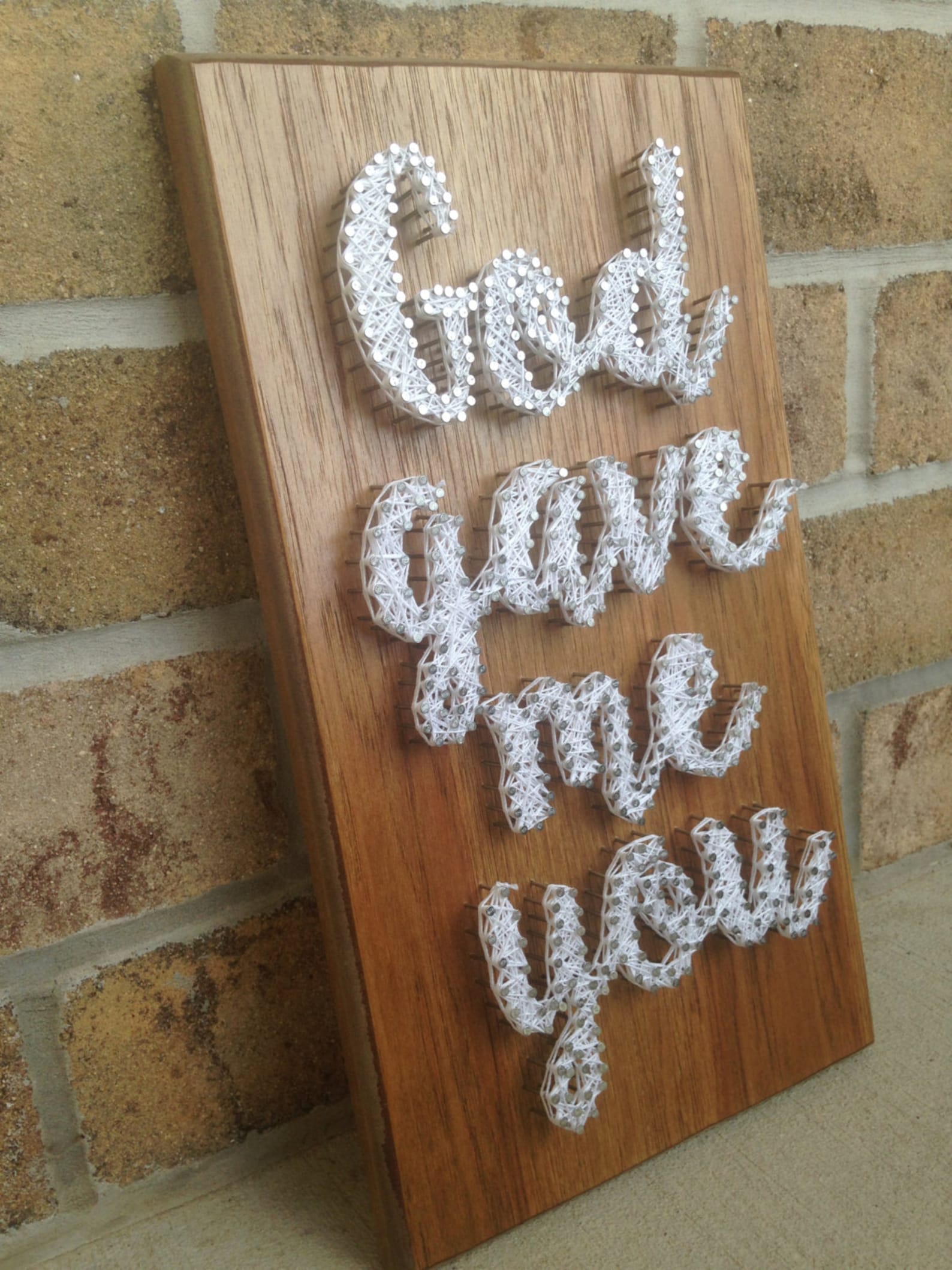Made to Order God Gave Me You String Art Saying Board Etsy Canada