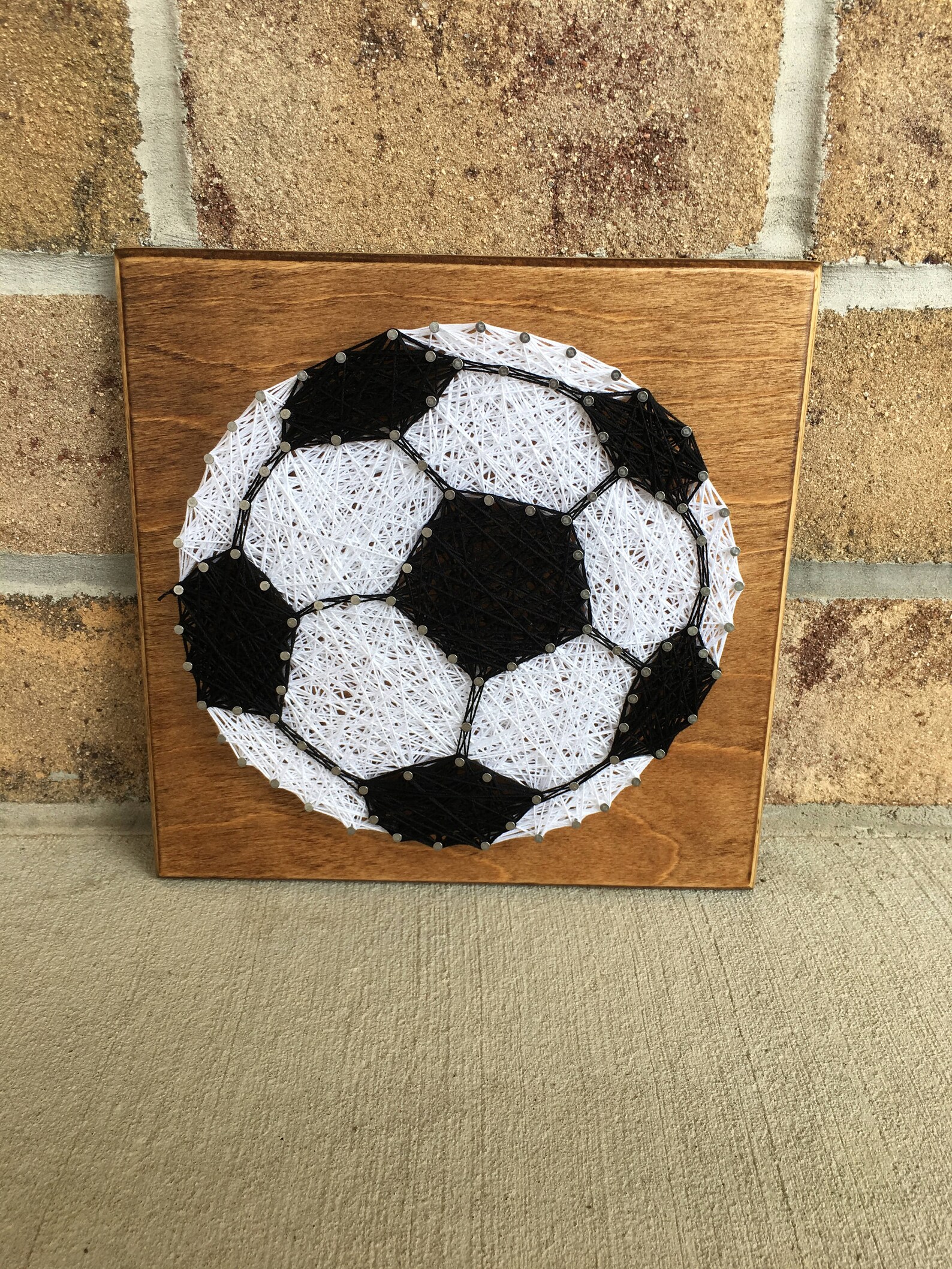 Custom Made to Order Soccer String Art Board Etsy