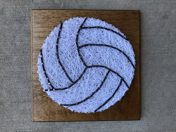 Custom Made To Order Volleyball String Art Board