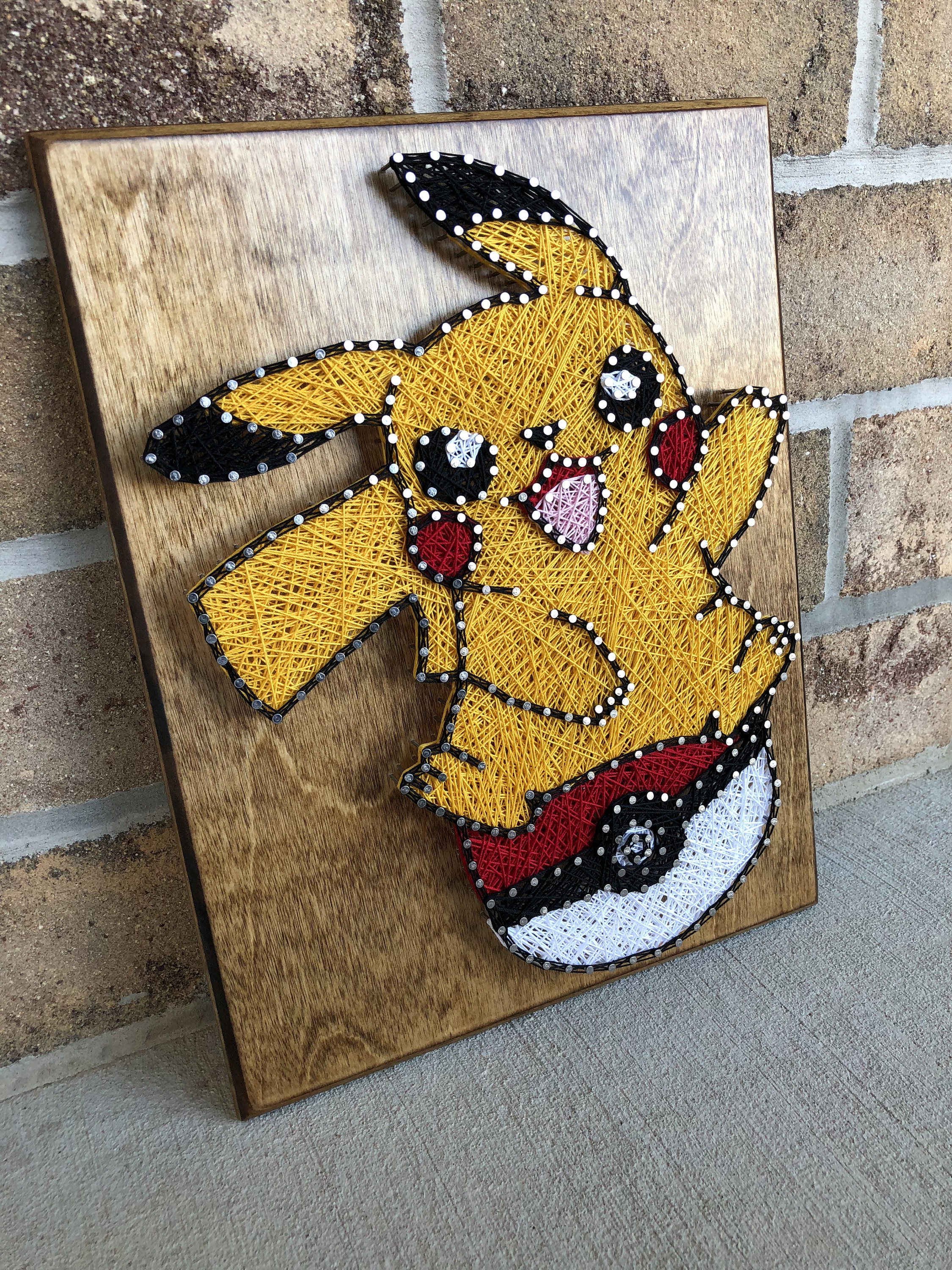 custom-made-to-order-pikachu-pok-mon-on-pokeball-string-art-board-etsy