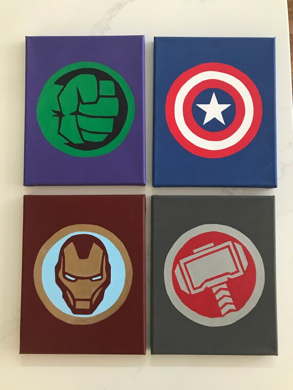 the avengers canvas art captain america the incredible hulk etsy hong kong