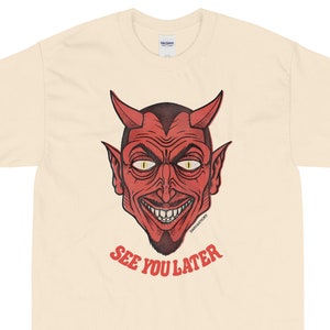 Diable- À PLUS TARD- Chemise | Satan, 666, Horreur, Mal, Monstre, Sideshow