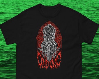 CTHULHU "Old One"-tröja - HP Lovecraft - Skräck, kult, mytologi, KVLT, black metal