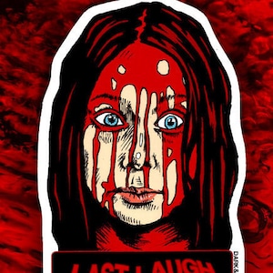 Carrie Prom Queen Sticker- Stephen King- Horror Movie (Made to order)