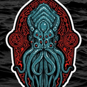 CTHULHU vinyl sticker-HP Lovecraft-horror, cultus, mythos