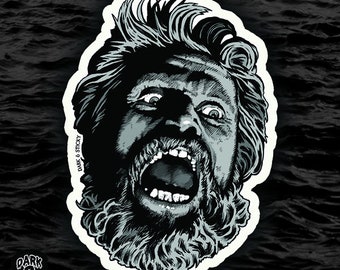 El faro - Thomas Wake Pegatina (Hecho a pedido)