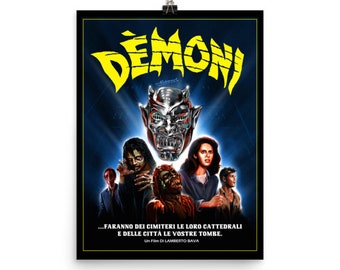 DEMONI (Demons 1985) Cartel- Impresión de obra de arte original