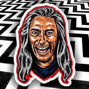 Twin Peaks Bob Sticker- David Lynch (Made to order)