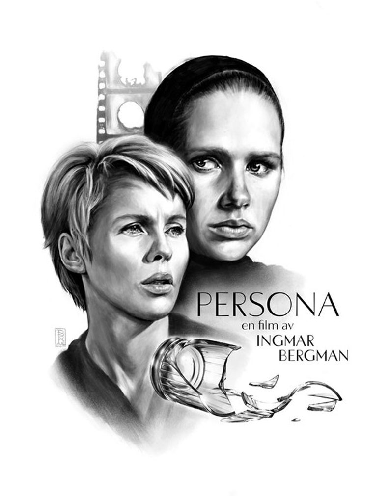 Cartel de PERSONA / Persona (1966) / Ingmar Bergman / Cartel de película alternativa / Impresión de arte / Cartel de película clásica / Suecia / Decoración moderna del hogar imagen 4