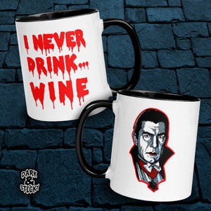 DRACULA MUG- Bela Lugosi- Bram Stoker- Count Dracula- Horror Mug- Classic Horror