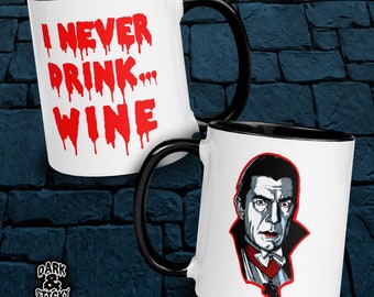 DRACULA MUG- Bela Lugosi- Bram Stoker- Count Dracula- Horror Mug- Classic Horror