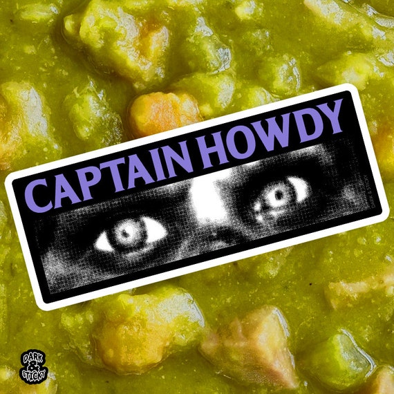 CAPTAIN HOWDY- The EXORCIST sticker | Pazuzu | Ouija | Devil | Horror movies | Classic horror | 1973