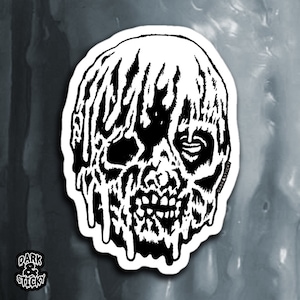 MST3K Incredible Melting Man - white slime sticker