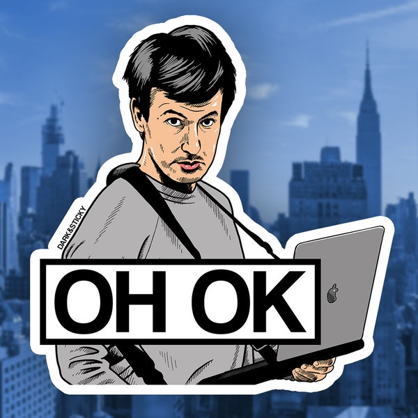 NATHAN Sticker | OH OK | Nathan Fielder | The Rehearsal | Nathan For You (Made to order)