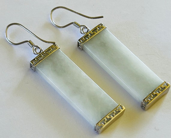 Natural Jade and Sterling Silver: Lucky Chinese E… - image 2