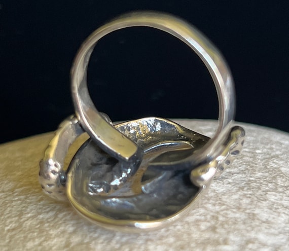 Sterling Silver TCB Taking Care Of Business Ring - Bold & Stylish Commemorative Jewelry (Size 5.5)
