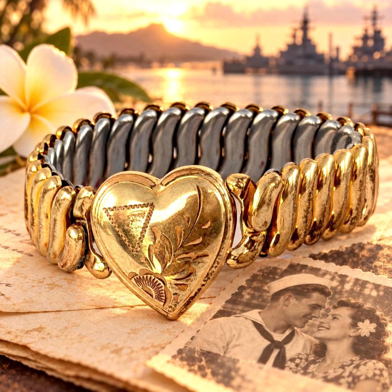 World War 2 Sweetheart Bracelet - Etsy