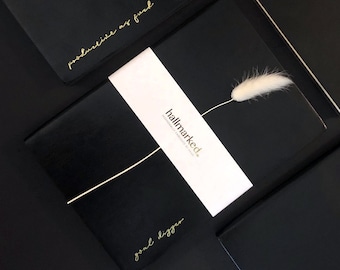 Half Size Personalised Hand Embossed Notebook  | HENB003