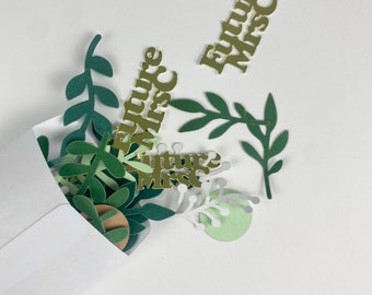 Personalised ANY TEXT party table confetti | Custom Wedding, Birthday, Celebration Decor | CN001F