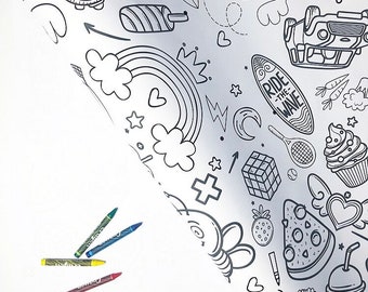 Table Length Giant Colouring Sheet