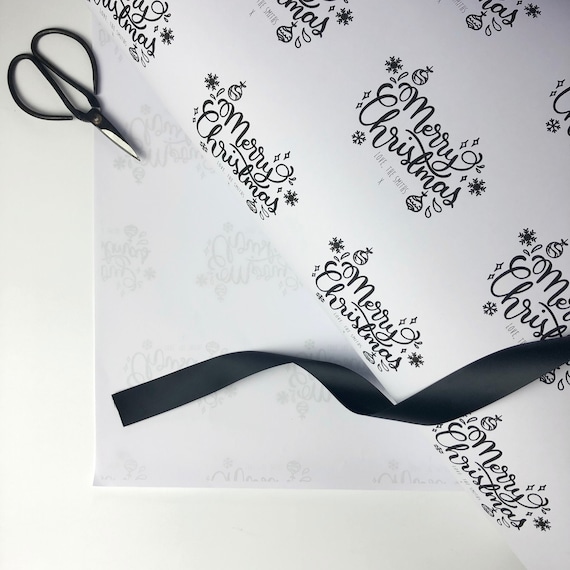 Personalised Gift Wrap / 100% Recyclable / Large Wrapping Paper