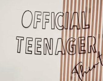 ANY TEXT XL Jumbo 20cm / 8inch Hollow Letter Personalised Custom Made Glitter Banner Decoration JB01431