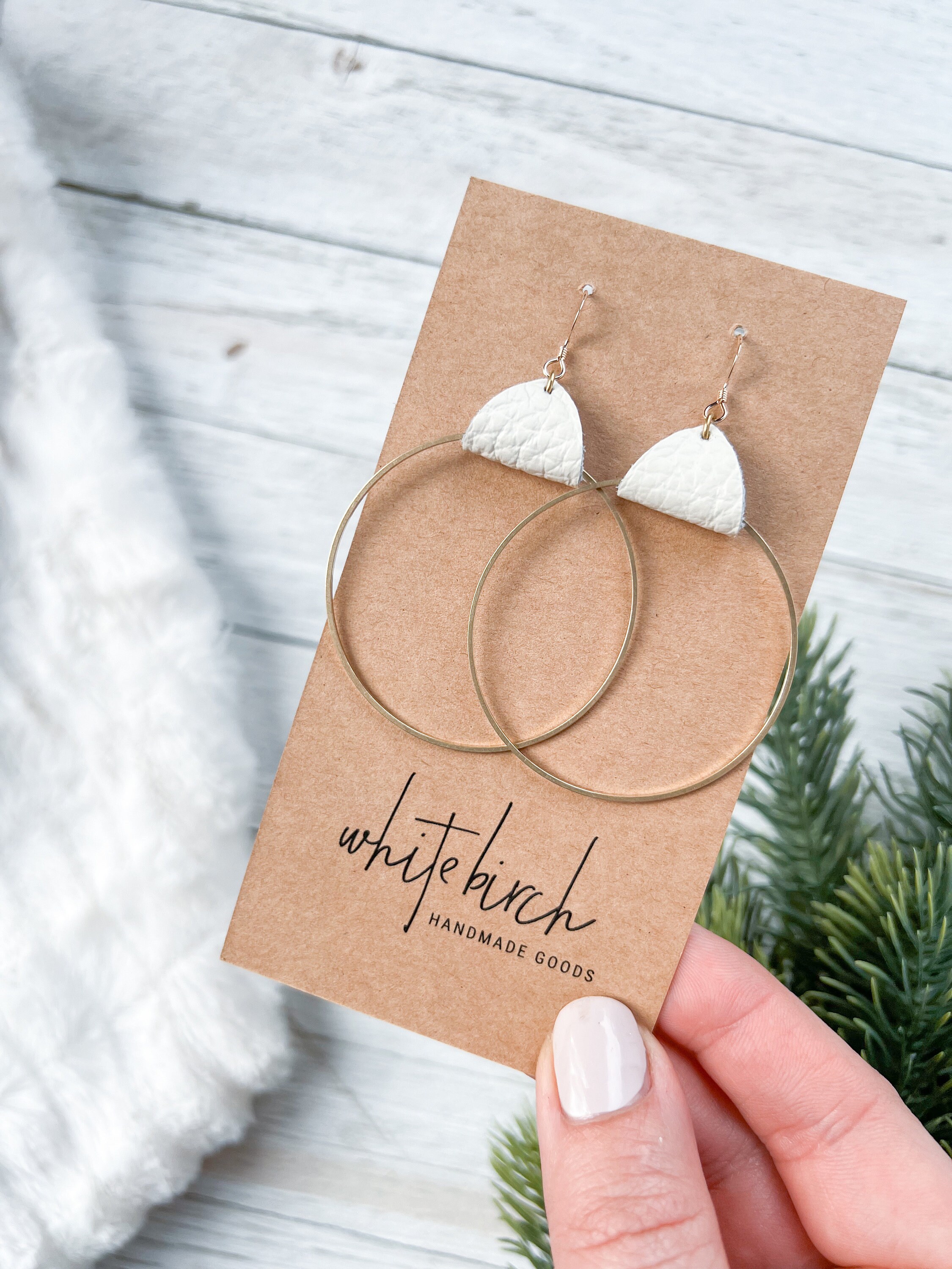 White birch earrings deals