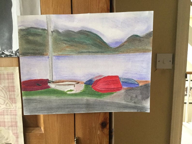Diabaig boats Scotland
