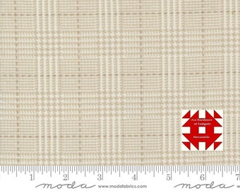 Moda Farmhouse Flannels III von Primitive Gatherings - Flannel Box Karo Druck in Creme (Art.-Nr. 49277 11F) - Meterware