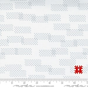Moda Modern Backgrounds Even More Paper by Zen Chic - Washi Print in White (Item # 1765 13) - yardage